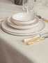 L'essentiel linge de maison Mantel Plain 220 - Crema
